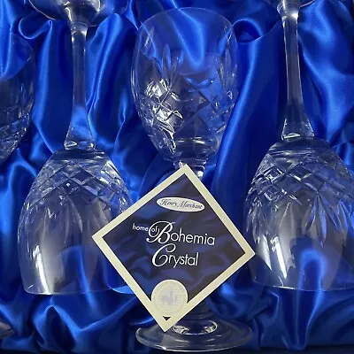 Buy Bohemia Crystal White Wine Glasses • 15£