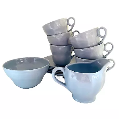Buy Grindley Petalware Vintage Tea Set For 6 Cups Saucers Milk Jug Sugar Bowl MIE • 29.99£