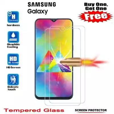 Buy Samsung Galaxy  A10 A10s M01 M01s ,10 M20Genuine Tempered Glass Screen Protector • 0.99£