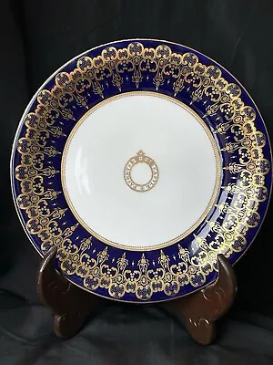 Buy Copeland Spode Cobalt Blue And Gold Packets Castle Collectible Cabinet Plate • 65£