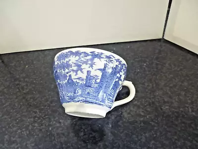 Buy Vintage Blue And White Transfer Ware Canarvan Castle Cup • 6£