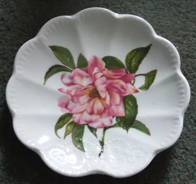 Buy Vintage Aynsley Bone China 'Chelsea Flowers' Trinket Dish. Made In England • 6£