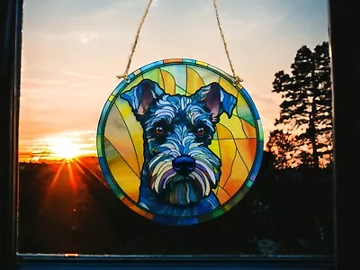 Buy 15cm Scottish Terrier Dog Ready To Hang Acrylic Stained Glass Window Suncatcher  • 8.99£