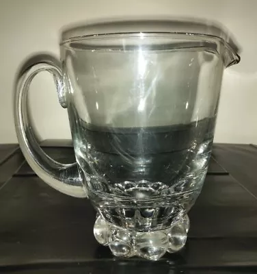 Buy Heavy Glass Jug.17cm. Vintage            • 6.99£