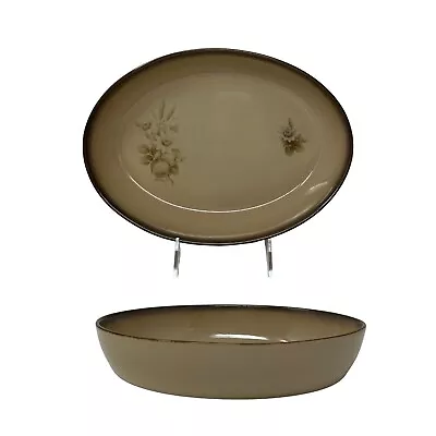 Buy Denby Memories Stoneware 11¼  1.75 Qt Oval Baker Dish VTG Handcrafted England • 27.95£