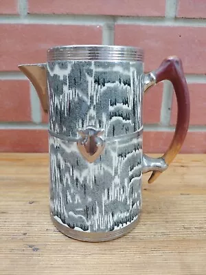 Buy Vintage Arthur Wood Silver Sheild Hot Water Jug Coffee Pot • 14.99£