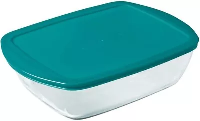 Buy Pyrex Cook & Store Glass Rectangular Dish High Resistance With Lid 28x20x8 Cm • 12.65£