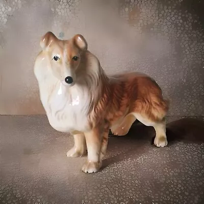 Buy Vintage Melba Ware Rough Collie Shetland Sheepdog Lassie Brown Cream 9 X7  • 22£