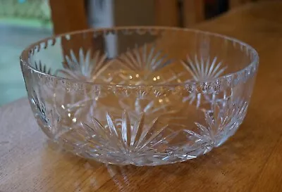 Buy Fruit Bowl Cut Crystal Glass - Attractive Pattern In Good Condition • 5£