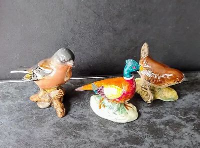 Buy Beswick-birds 3 Of-chafinch Wren Pheasant • 7.99£