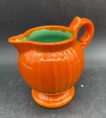 Buy Stangl Pottery Pitcher Mini Miniature Tangerine Orange Green Inner Glaze Fulper • 28.56£