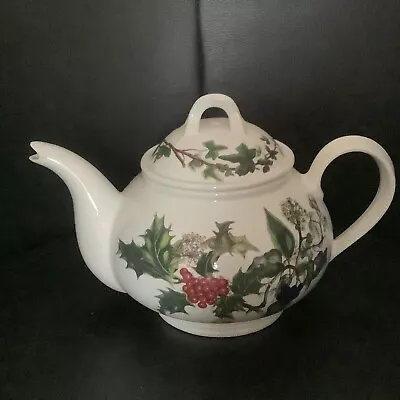 Buy Portmeirion 2 Pint Teapot. Holly And The Ivy. • 12.50£
