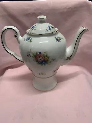 Buy Tuscan English Fine Bone China Bouquet Coffee Pot England  ✅1199 • 39.99£