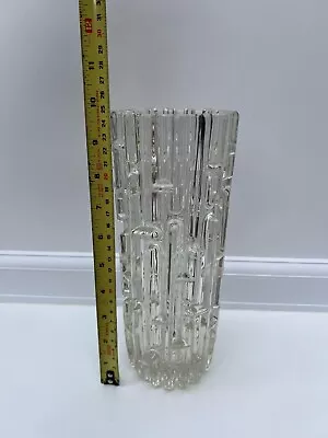 Buy Vintage 1960s Sklo Union 25cm “Maze” Vase By Frantisek Visner Czech Art Glass • 29£