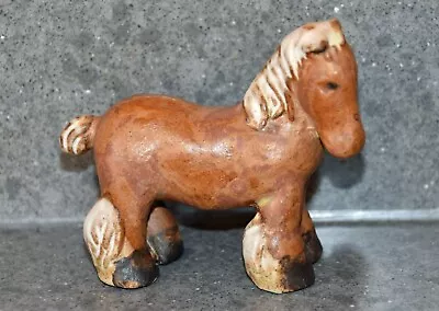 Buy Tremar Art Pottery  Vintage Shire Horse  8  Cms High • 6£