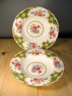 Buy Plant Tuscan China Windsor  TWO Rimmed Soup Bowls • 20£