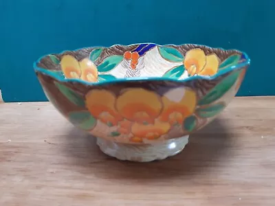 Buy A Vintage Losolware Floral Footed Bowl - 9.5  Diameter, 4.5  High • 19£