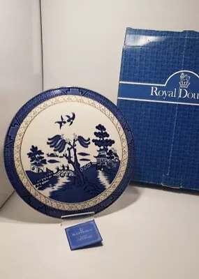 Buy Royal Doulton Booths 1981 'Real Old Willow' Cake Plate 11 .  VGC • 22£