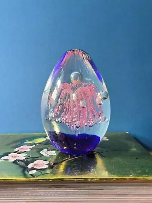 Buy Large Vintage Paperweight Pink Explosion/ Jellyfish • 7.99£