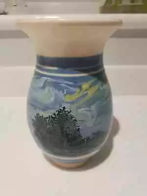 Buy Vintage Boscastle Studio Pottery Roger Irving Vase Excellent Condition 16cm Tall • 17.50£