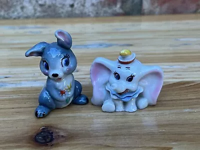 Buy Wade: DISNEY HATBOX FIGURES Paid Dumbo And Thumper Old Vintage Items 9 • 15£