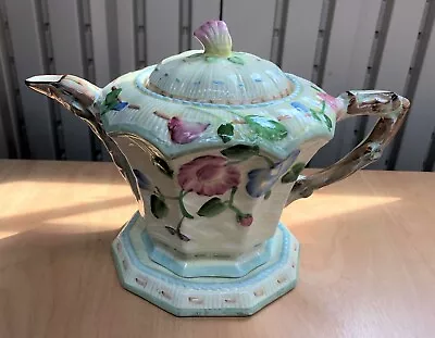 Buy Vintage Beswick Ware  Flowerkist  Teapot With Stand, As Purchased By Queen Mary • 39.99£