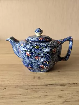 Buy Ringtons Hexagonal Blue Chintz Fine China Tea Pot - Highly Collectable • 15.99£