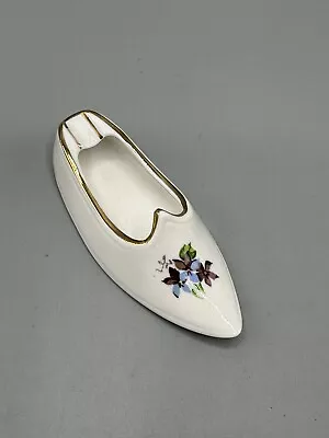 Buy Vintage Royal Stafford Shoe Ashtray “Sweet Violet” Bone China Made In England • 13.74£