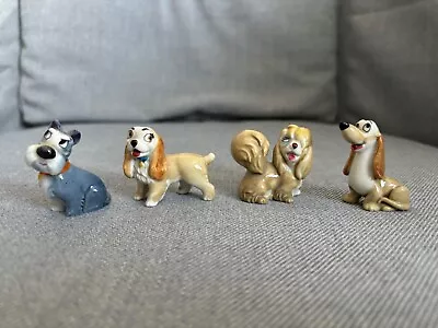 Buy Vintage Wade Whimsies Disney Lady And The Tramp X 4 Figures  • 17.99£