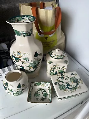 Buy Masons Chartreuse Pottery, Green And Gold Design. Excellent Condition. • 20£