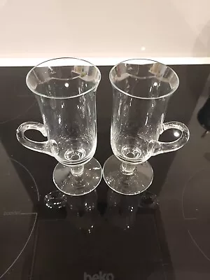 Buy Dartington Irish Coffee Glasses X 2 Designed Frank Thrower Small Latte Glasses • 12£