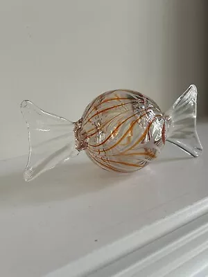 Buy Large Blown Glass Candy Shape Paperweight/Object Of Art • 22.37£