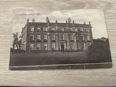 Buy Postcard - Swinnerton Hall Stone Staffordshire - Shaw Series Posted 1905 • 3£