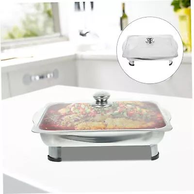 Buy UPKOCH Stainless Steel Buffet Server With Glass Lid - Food Warmer • 16.75£