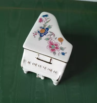 Buy Hammersley Fine Bone China Miniature Grand Piano - Floral Design. • 10£