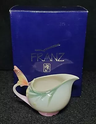 Buy Franz Porcelain Collection  Butterfly Cream Jar  Jen Woo 2001  XP1947 Brand New! • 74.59£