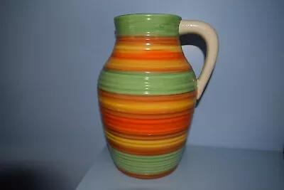 Buy An Exceptionally Rare Clarice Cliff Large Lotus Jug  Liberty Bands  Pattern 1930 • 545£