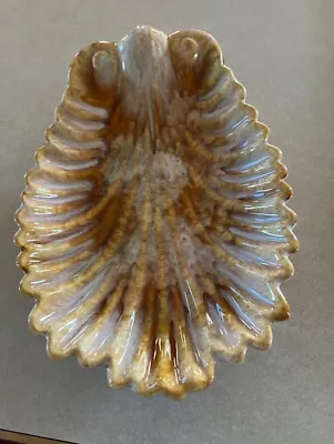 Buy Stunning Vintage USA Ribbed Sea Shell Dish With A Nautical Theme To It. • 32.62£