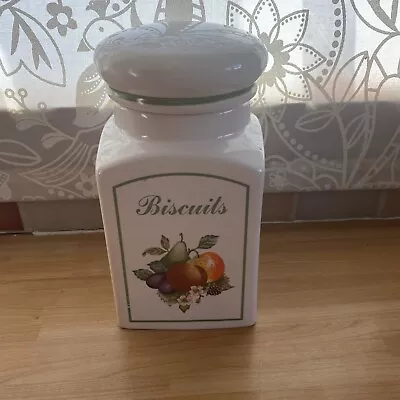 Buy Johnson Brothers Fresh Fruit Biscuit Storage / Jar Canister Superb Condition • 15.50£