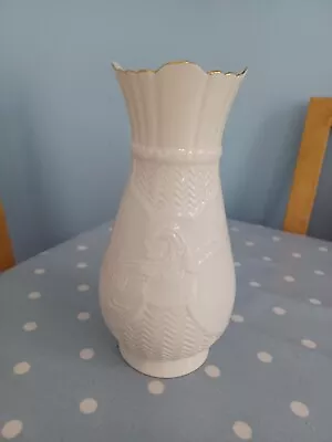 Buy Vintage 1980s Signed  Donegal Celtic Parian Vase • 10£