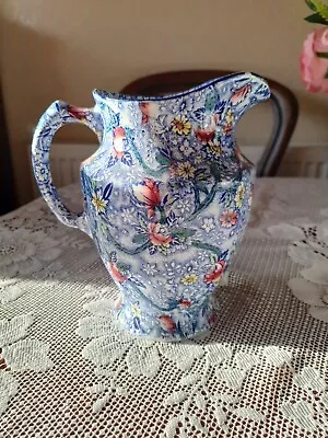 Buy Ringtons Chintz Blue Ltd New Castle Maling Ware Pitcher 1935 2 Ltr • 20£