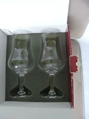 Buy Orrefors Set Of 2 Elixir Wine Tasting Glasses By Nils Lanberg NIB  171mm • 35£