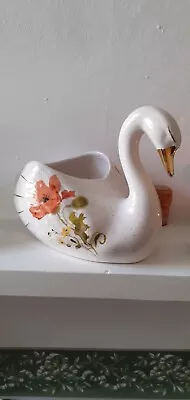 Buy Kernewek (Cornwall) Pottery -   Poppy Pattern  Swan • 15£