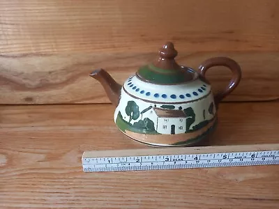 Buy Watcombe Pottery Torquay Motto Ware Devon Small Teapot  Decorative House Pattern • 4£