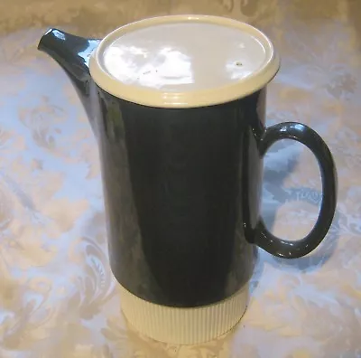 Buy Poole Pottery Tableware Parkstone Pattern Coffee Pot Black And White Retro Style • 22.99£
