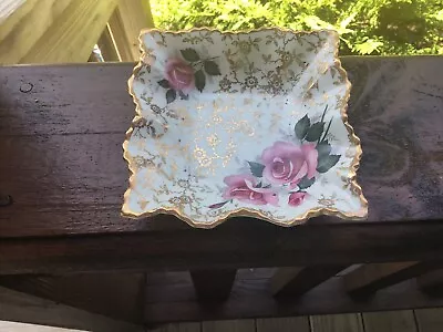 Buy Old Foley James Kent Stanford Shire England Roses Trinket / Candy Dish • 10.26£