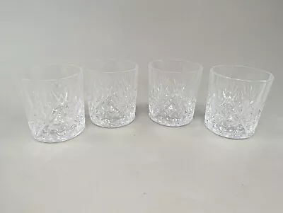 Buy 4 X Vintage Cut Glass/Crystal Tumblers 3  Tall (Hsh1) • 10.99£