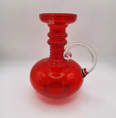 Buy Glass Vase - Finland - Riihimäen Lasi (20.5cm Tall) • 23.95£