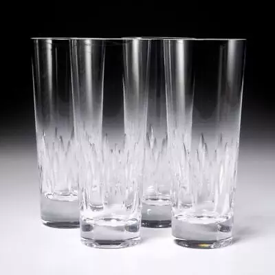 Buy Vera Wang Wedgwood Duchesse Crystal Highball Tumbler Glasses 4pc Lot 7 H • 349.47£