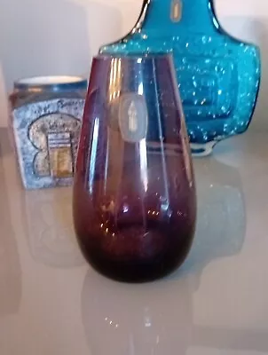 Buy Whitefriars Purple Soda Vase 9553 • 30£